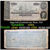 Image 1 : 1864 $20 Confederate Note, T67 vf+