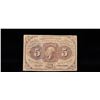 Image 2 : 1862 US Fractional Currency 5c First Issue fr-1230 Thomas Jefferson W/ Monigram xf+