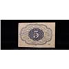 Image 3 : 1862 US Fractional Currency 5c First Issue fr-1230 Thomas Jefferson W/ Monigram xf+