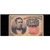 Image 2 : 1874 US Fractional Currency Ten Cent Note 5th Issue Fr1265 Choice AU