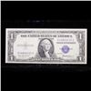 Image 2 : 3X 1935F $1 Blue Seal Silver Certificate consecutive serial numbers Gem CU