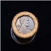Image 2 : Mixed small cents 1c orig shotgun roll, 1917-s Wheat Cent, 1890 Indian Cent other end, McDonalds Wra