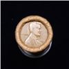 Image 2 : Mixed small cents 1c orig shotgun roll, 1919-s Wheat Cent, 1892 Indian Cent other end, McDonalds Wra