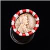 Image 3 : Mixed small cents 1c orig shotgun roll, 1917-s Wheat Cent, 1899 Indian Cent other end, Seal Strong W