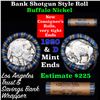 Image 1 : Buffalo Nickel Shotgun Roll in Old Bank Style 'Los Angeles Trust And Savins Bank'  Wrapper 1920 & d 