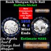 Image 1 : Buffalo Nickel Shotgun Roll in Old Bank Style 'Los Angeles Trust And Savins Bank'  Wrapper 1916 & s 