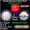 Image 1 : Buffalo Nickel Shotgun Roll in Old Bank Style 'Los Angeles Trust And Savins Bank'  Wrapper 1915 & d 