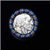 Image 2 : Buffalo Nickel Shotgun Roll in Old Bank Style 'Los Angeles Trust And Savins Bank'  Wrapper 1921 & s 