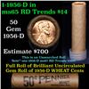 Image 1 : Uncirculated Shotgun Lincoln 1c roll, 1956-d 50 pcs Brandt Wrapper