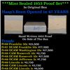 Image 1 : ***Auction Highlight*** Mint Sealed Unopened 1953 Proof Set In Original Box Not Opened For 63 Years 
