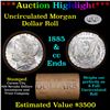 Image 1 : ***Auction Highlight*** 1885 & CC Uncirculated Morgan Dollar Shotgun Roll (fc)