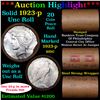 Image 1 : ***Auction Highlight*** 1923-p Uncirculated Peace Dollar Shotgun Roll (fc)