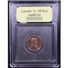 Image 4 : ***Auction Highlight*** 1915-s Lincoln Cent 1c Graded GEM+ Unc BN By USCG (fc)