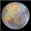 Image 3 : ***Auction Highlight*** 1880-p Rainbow Toned Morgan Dollar $1 Graded Choice+ Unc BY USCG (fc)