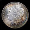 Image 2 : ***Auction Highlight*** 1884-o/o Colorfully Toned vam 8 I3 R5 Morgan Dollar $1 Graded GEM+ Unc By US