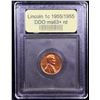 Image 4 : ***Auction Highlight*** 1955/1955 DDO Lincoln Cent 1c Graded Select+ Unc RD BY USCG (fc)