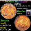 Image 1 : ***Auction Highlight*** 1876-p Twenty Cent Piece 20c Graded Select Unc BY USCG (fc)