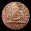 Image 2 : ***Auction Highlight*** 1787 Fugio States Uni, 4 Cinq Colonial Cent 1c Graded Select Unc BN By USCG 