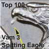 Image 6 : ***Auction Highlight*** 1891-cc Vam 3 Top 100 'Spitting Eagle' Morgan Dollar $1 Graded Select+ Unc B
