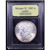 Image 4 : ***Auction Highlight*** 1887-p Morgan Dollar $1 Graded GEM++ Unc By USCG (fc)