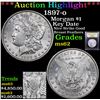 Image 1 : ***Auction Highlight*** 1897-o Morgan Dollar $1 Graded Select Unc By USCG (fc)