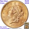 Image 6 : ***Auction Highlight*** 1856-s Gold Liberty Double Eagle $20 Graded Select Unc BY USCG (fc)