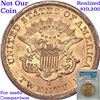 Image 9 : ***Auction Highlight*** 1856-s Gold Liberty Double Eagle $20 Graded Select Unc BY USCG (fc)