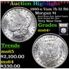 Image 1 : ***Auction Highlight*** 1890-o Vam 7b I2 R6 Morgan Dollar $1 Graded Choice+ Unc By USCG (fc)