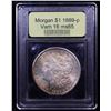 Image 4 : ***Auction Highlight*** 1889-p Rainbow Toned Vam 16 Morgan Dollar $1 Graded GEM Unc By USCG (fc)