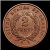 Image 3 : ***Auction Highlight*** 1867 FS-101 DDO Two Cent Piece 2c Graded Select+ Unc BN By USCG (fc)