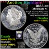 Image 1 : ***Auction Highlight*** 1883-cc Morgan Dollar $1 Graded Select Unc+ DMPL BY USCG (fc)
