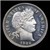 Image 2 : Proof ***Auction Highlight*** 1900 Barber Dime 10c Graded GEM++ Proof Cameo By USCG (fc)