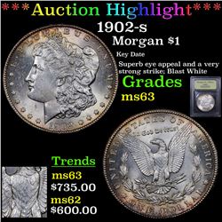 ***Auction Highlight*** 1902-s Morgan Dollar $1 Graded Select Unc By USCG (fc)