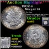 Image 1 : ***Auction Highlight*** 1902-s Morgan Dollar $1 Graded Select Unc By USCG (fc)
