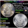 Image 1 : ***Auction Highlight*** 1883-cc GSA Hoard Morgan Dollar $1 Grades Choice+ Unc (fc)