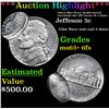Image 1 : ***Auction Highlight*** 2001-d Mint Error Double Struck 2nd Strike 80% Off Center W/ 2 Dates Jeffers