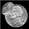 Image 2 : ***Auction Highlight*** 2001-d Mint Error Double Struck 2nd Strike 80% Off Center W/ 2 Dates Jeffers