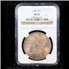 Image 2 : NGC 1880-p Morgan Dollar $1 Graded ms63 By NGC
