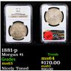 Image 1 : NGC 1881-p Morgan Dollar $1 Graded ms63 By NGC