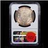 Image 3 : NGC 1884-p Morgan Dollar $1 Graded ms63 By NGC