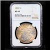 Image 2 : NGC 1898-p Morgan Dollar $1 Graded ms64 By NGC