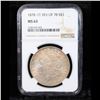 Image 2 : NGC 1878-p 7tf Rev of 78 Morgan Dollar $1 Graded ms63 By NGC