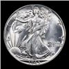 Image 2 : 1945-p Walking Liberty Half Dollar 50c Grades Select Unc