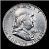 Image 2 : 1949-p Franklin Half Dollar 50c Grades Choice AU/BU Slider