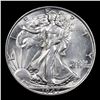 Image 2 : 1947-p Walking Liberty Half Dollar 50c Grades Select Unc