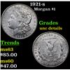 Image 1 : 1921-s Morgan Dollar $1 Grades Unc Details