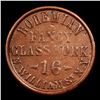 Image 3 : 1863 N.Y.C. F-630H-1a Civil War Token 1c Grades Choice AU/BU Slider