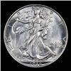 Image 2 : 1936-p Walking Liberty Half Dollar 50c Grades Select+ Unc