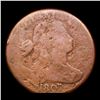 Image 2 : 1807 S-274 Draped Bust Large Cent 1c Grades g, good