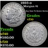 Image 1 : 1893-o Morgan Dollar $1 Grades vf++